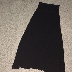 Black long skirt